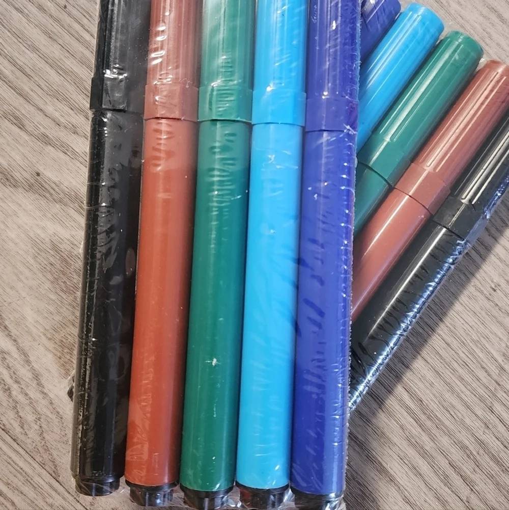 10 Assorted Color Marker Set for Home Office Organization New